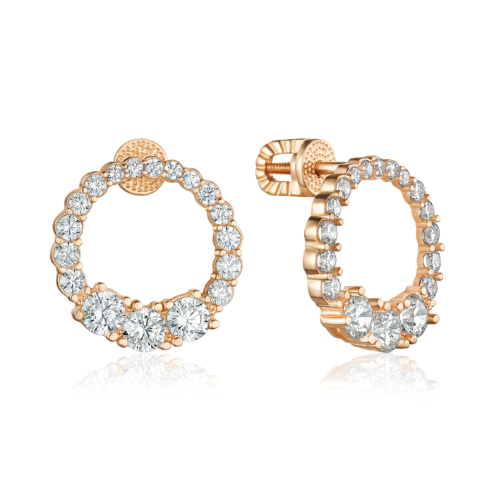 Золотые серьги. Артикул 22783/01/0/210