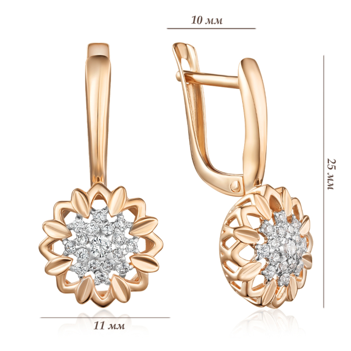 Золоті сережки. Артикул 22841/01/1/4158