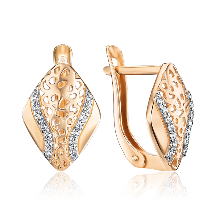 Золотые серьги. Артикул 22846/01/1/1