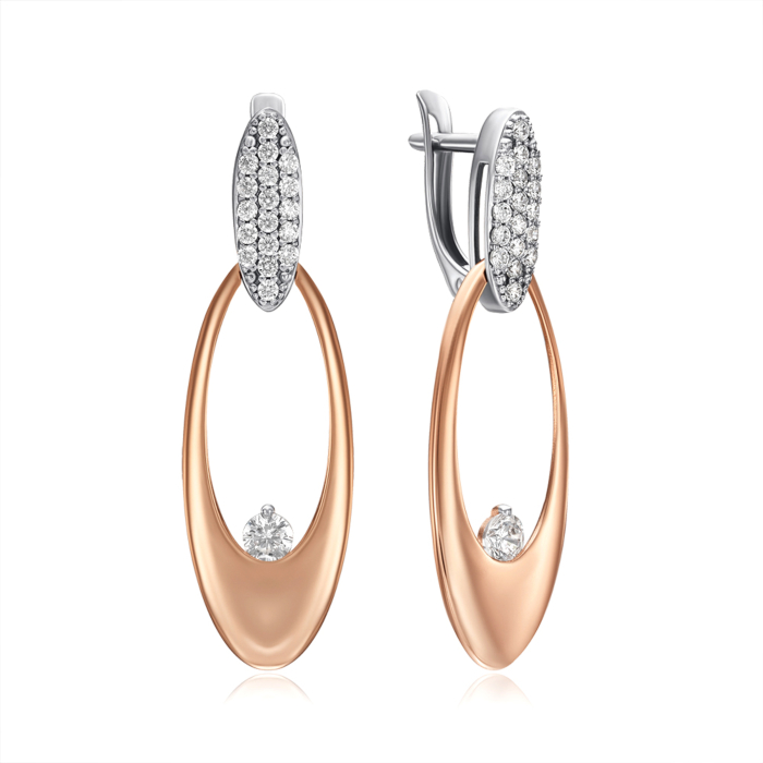 Золотые серьги. Артикул 22906/01/1/176