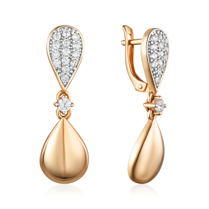 Золоті сережки. Артикул 22945/01/1/752