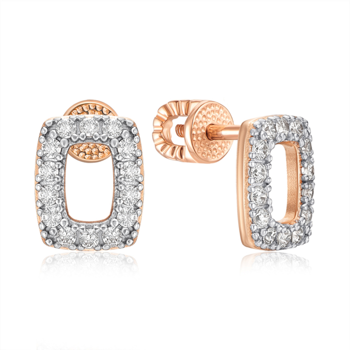 Золотые серьги. Артикул 22963/01/1/13