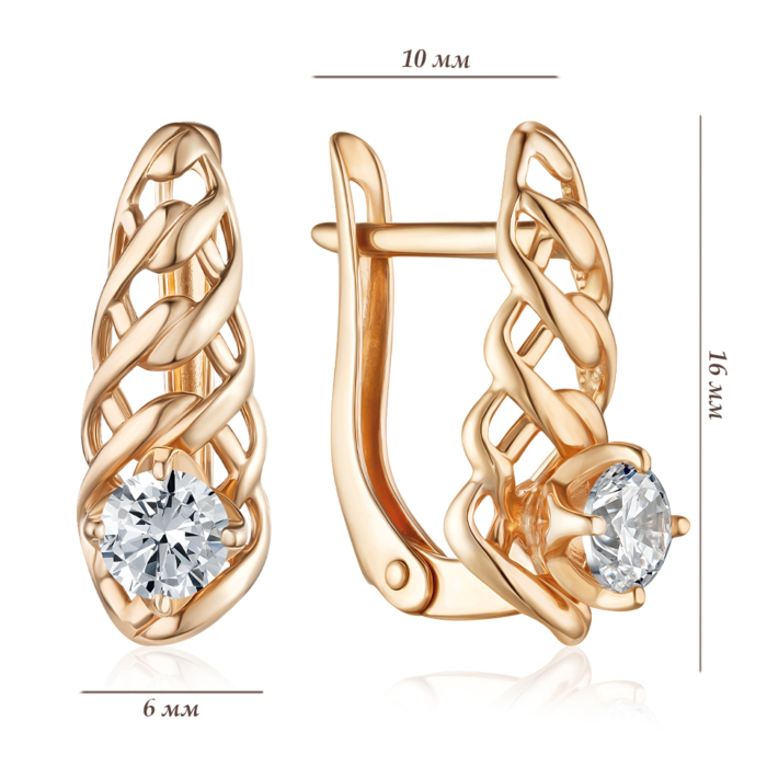 Золоті сережки. Артикул 22991/01/0/29