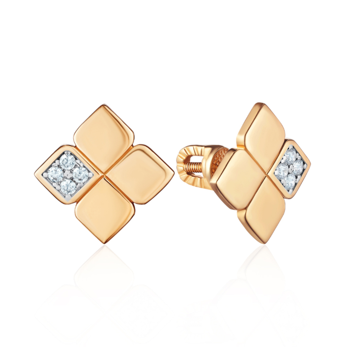 Золотые серьги. Артикул 23010/01/1/3