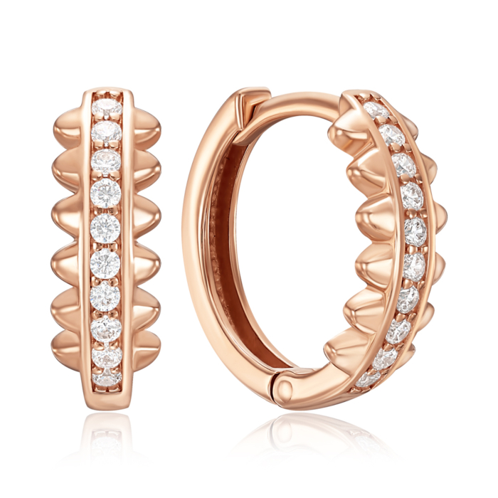 Золотые серьги. Артикул 23021/01/0/13