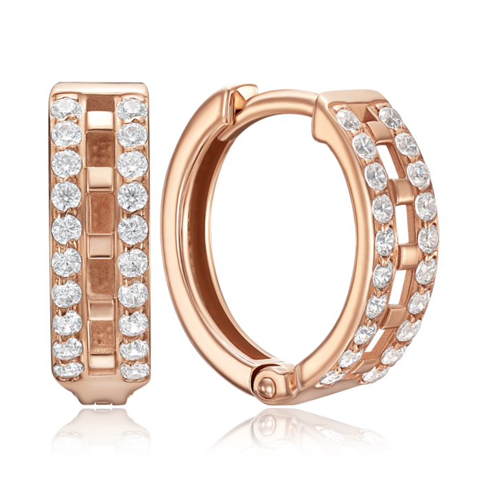 Золотые серьги. Артикул 23033/01/0/13