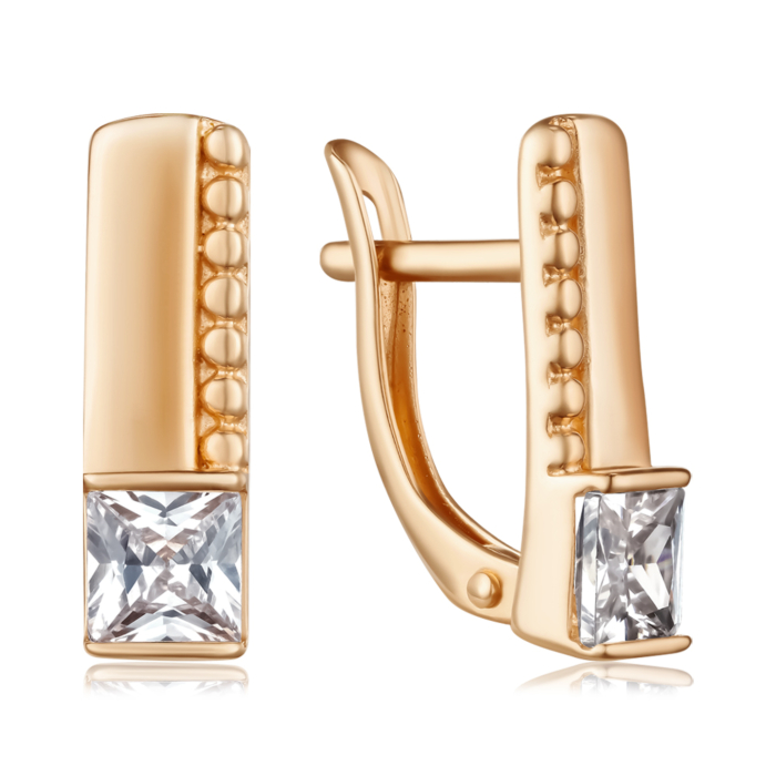 Золоті сережки. Артикул 23052/01/0/487