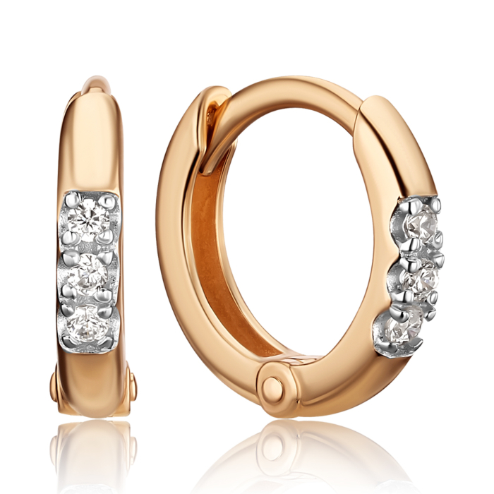 Золотые серьги. Артикул 23085/08/1/13