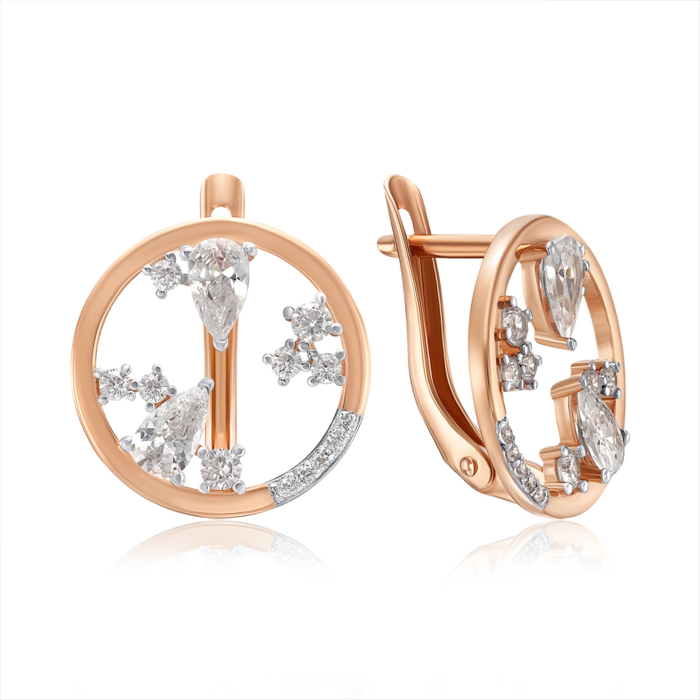 Золоті сережки. Артикул 23109/01/1/21002