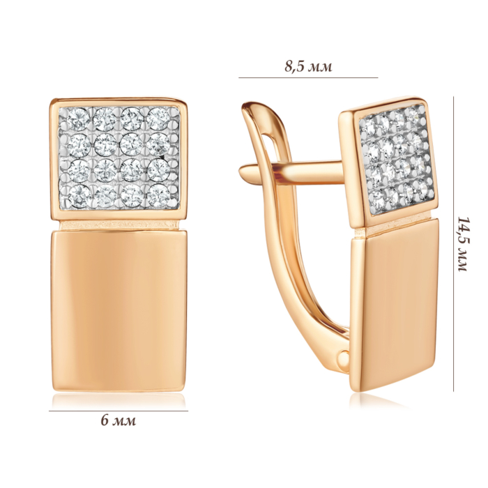 Золоті сережки. Артикул 23133/01/1/1