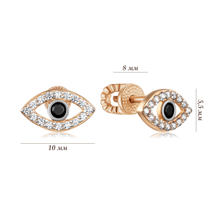 Золотые серьги. Артикул 23154/01/1/1484