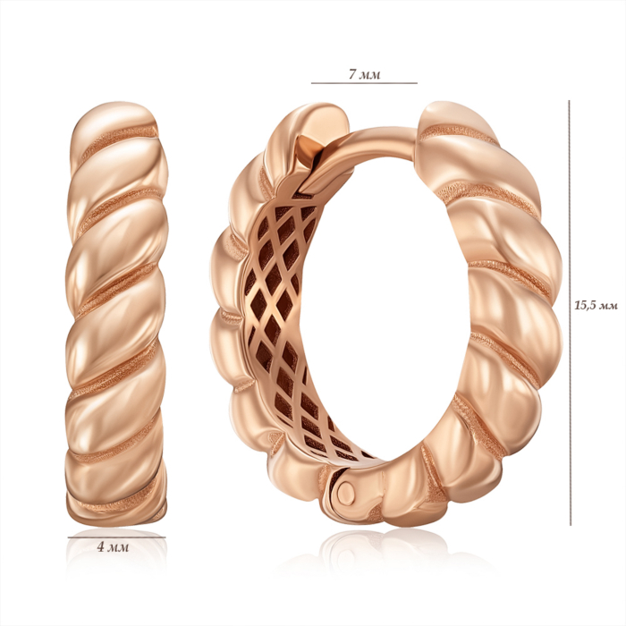 Золотые серьги. Артикул 23159/01/0