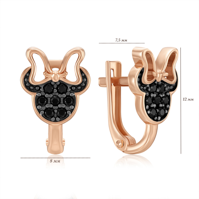 Золотые серьги. Артикул 23174/01/1/143