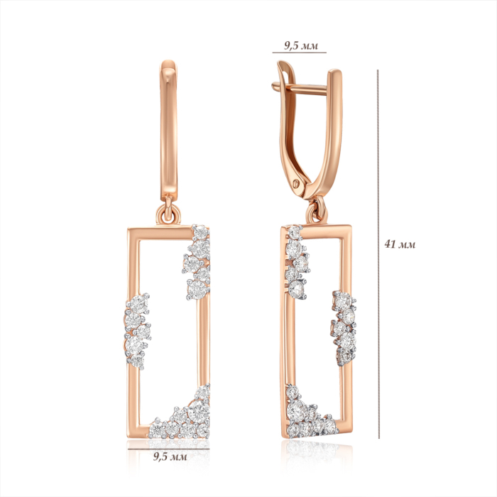 Золоті сережки. Артикул 23190/01/1/3324