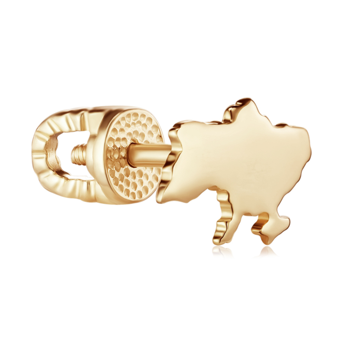 Золотая серьга. Артикул 23234/03/0