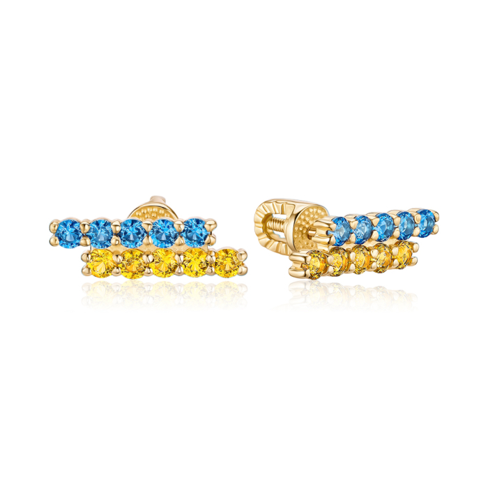 Золоті сережки. Артикул 23242/03/0/4475