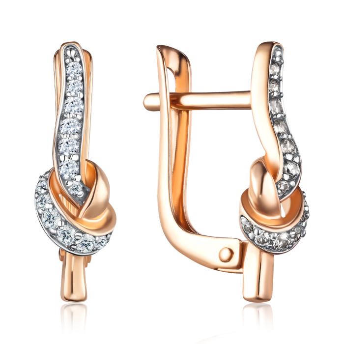 Золотые серьги. Артикул 23264/01/1/601