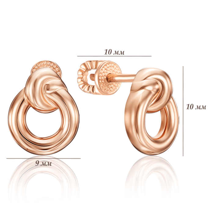 Золоті сережки. Артикул 23314/01/0