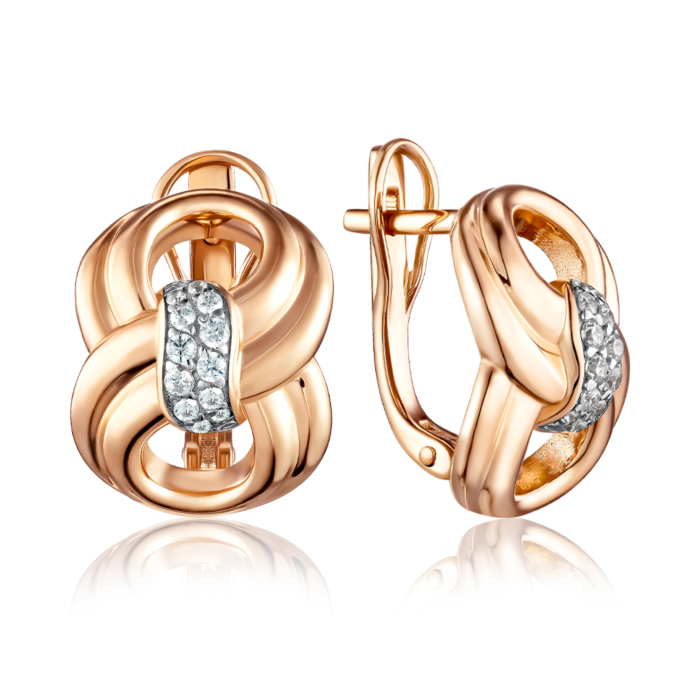 Золотые серьги. Артикул 23334/01/1/75