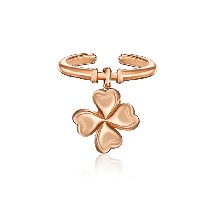 Золотая серьга-каффа без вставки. Артикул 23341/01/0