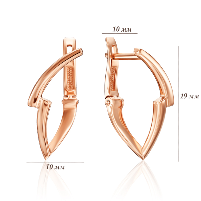 Золотые серьги. Артикул 23346/01/0