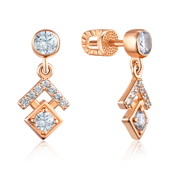 Золоті сережки. Артикул 23392/01/0/4711