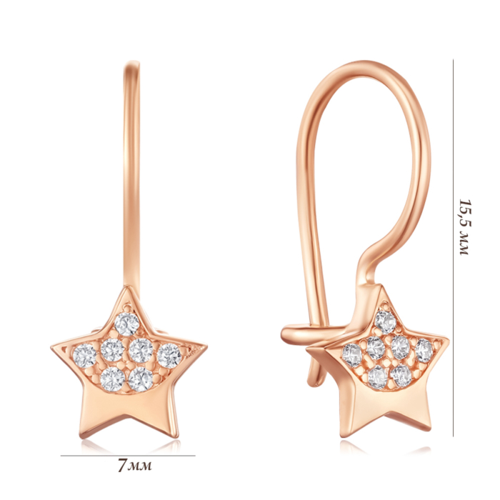 Золоті сережки. Артикул 23416/01/0/1