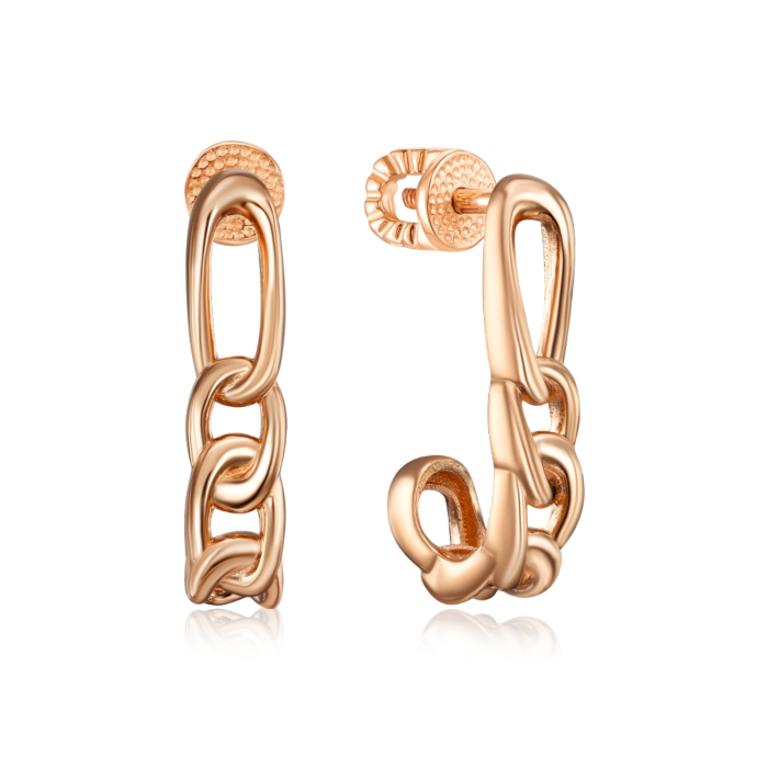 Золоті пусети без вставки. Артикул 23451/01/0