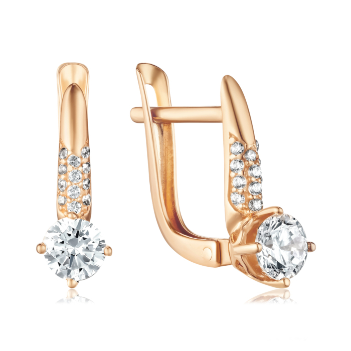 Золотые серьги. Артикул 23455/01/0/145