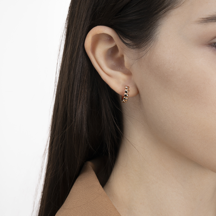 Золотые серьги-конго. Артикул 23510/01/0