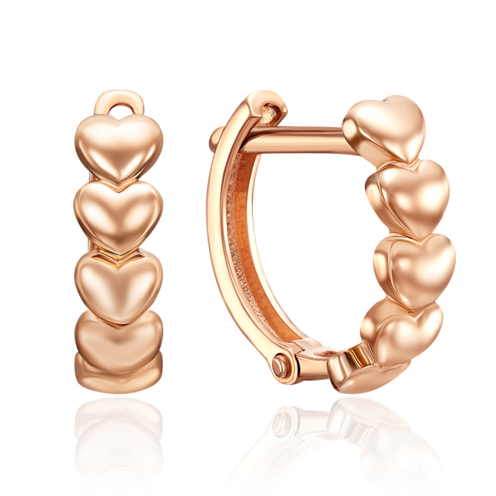 Золотые серьги-конго. Артикул 23510/01/0