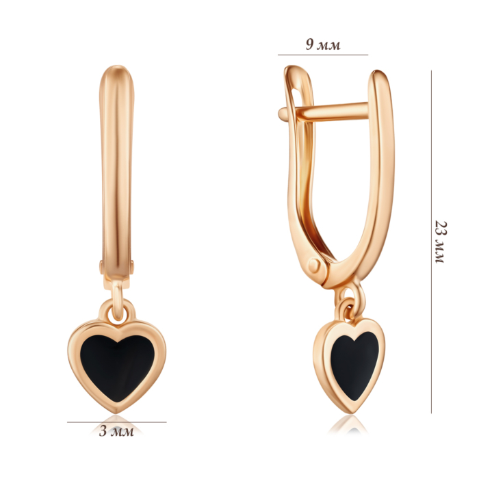 Золоті сережки. Артикул 23562/01/0/389