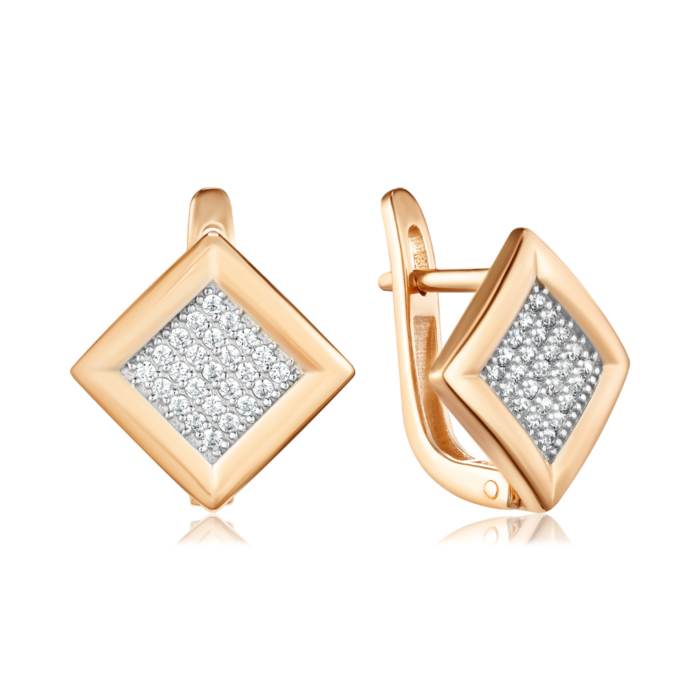 Золотые серьги. Артикул 23576/01/1/1