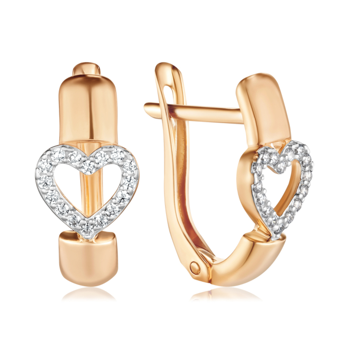 Золотые серьги. Артикул 23607/01/1/1