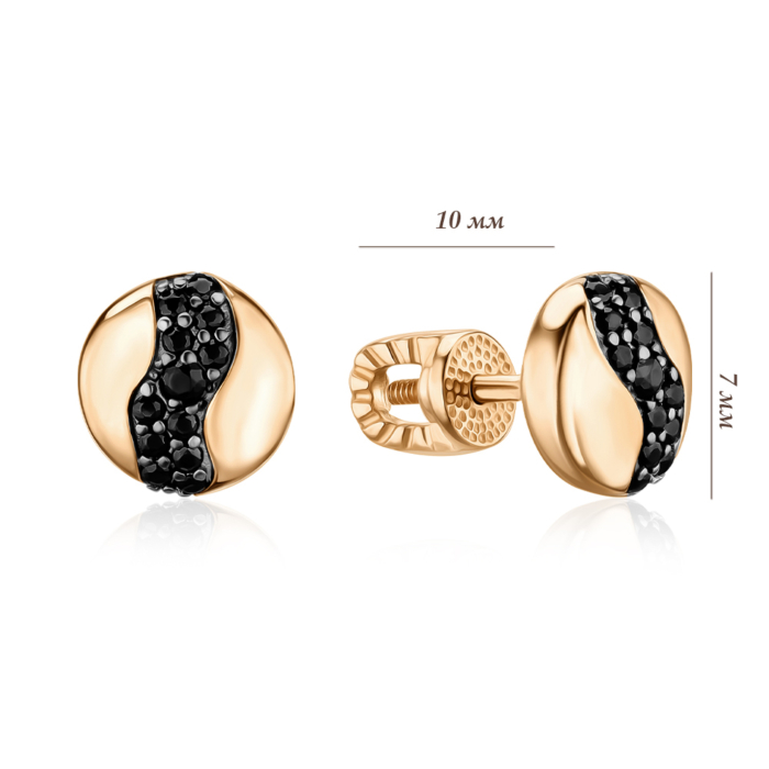 Золотые серьги. Артикул 23673/08/1/3948