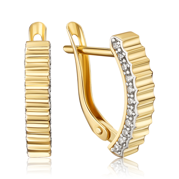 Золотые серьги. Артикул 23715/03/1/13