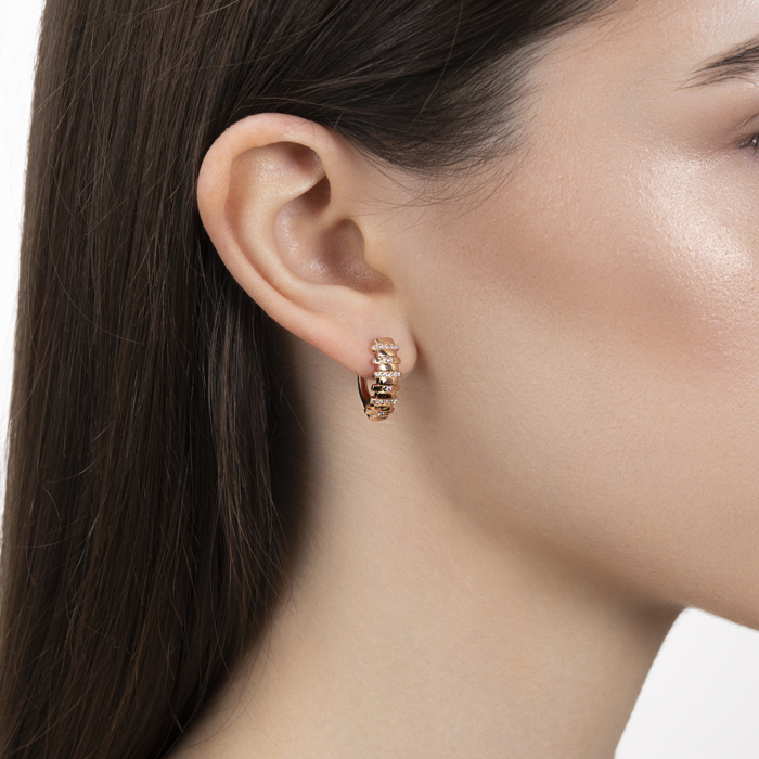 Золоті сережки з фіанітами. Артикул 23771/01/0/36