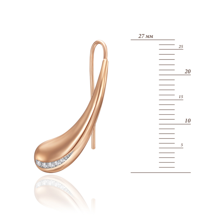 Золоті сережки. Артикул 23845/01/1/36