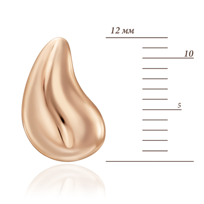 Серьги из красного золота 23846/01/0