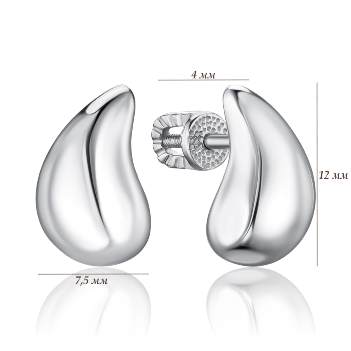Золотые серьги 23846/02/1