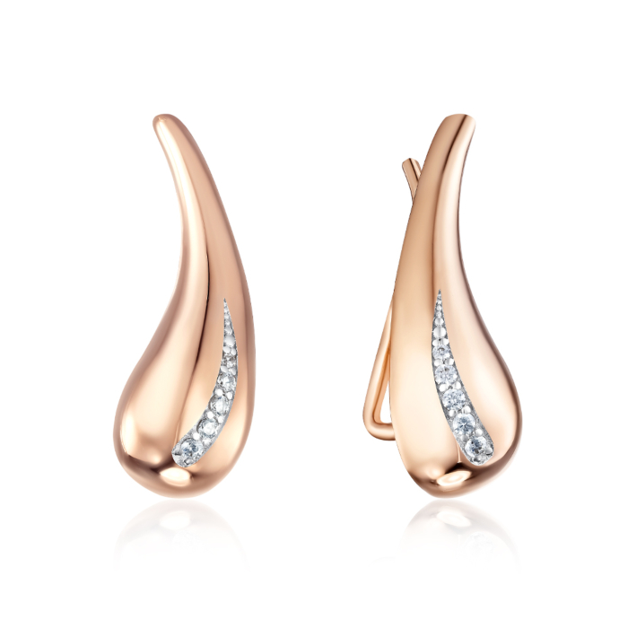 Золоті сережки. Артикул 23852/01/1/36