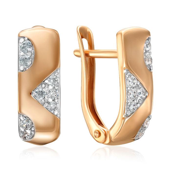 Золоті сережки. Артикул 23858/01/1/147