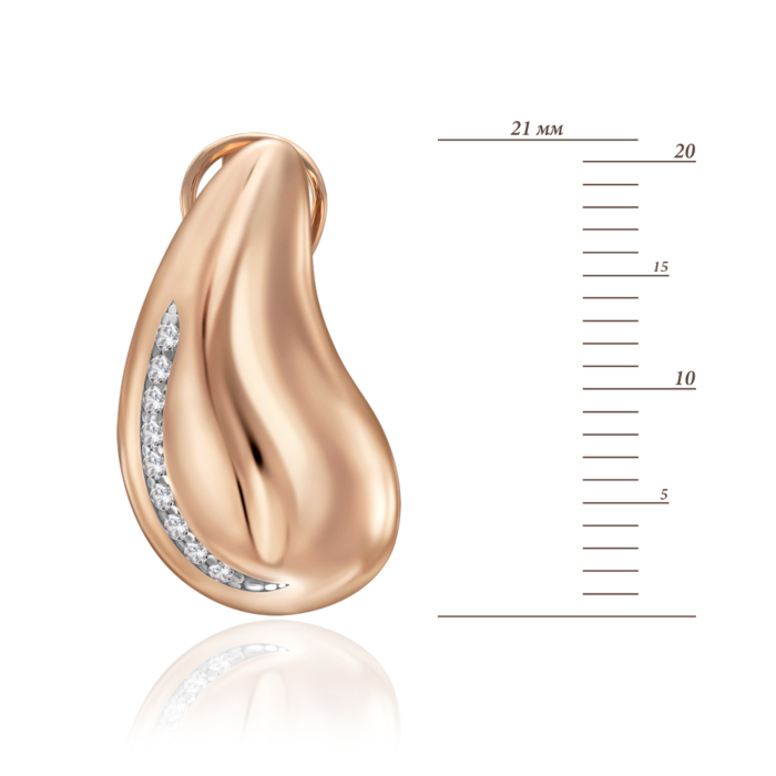 Золоті сережки. Артикул 23861/01/1/13