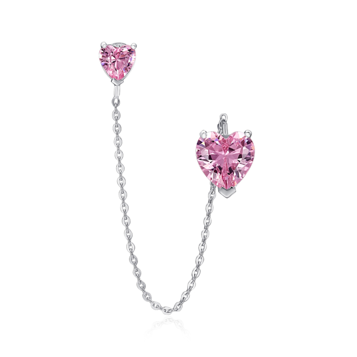 Золотая серьга с фианитами. Артикул 23879/02/1/21252