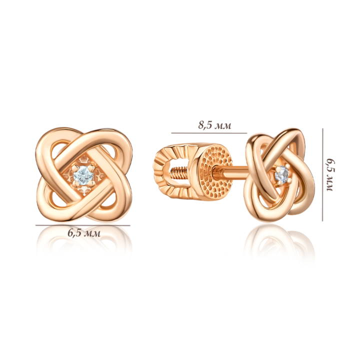 Золоті сережки. Артикул 23898/01/0/13