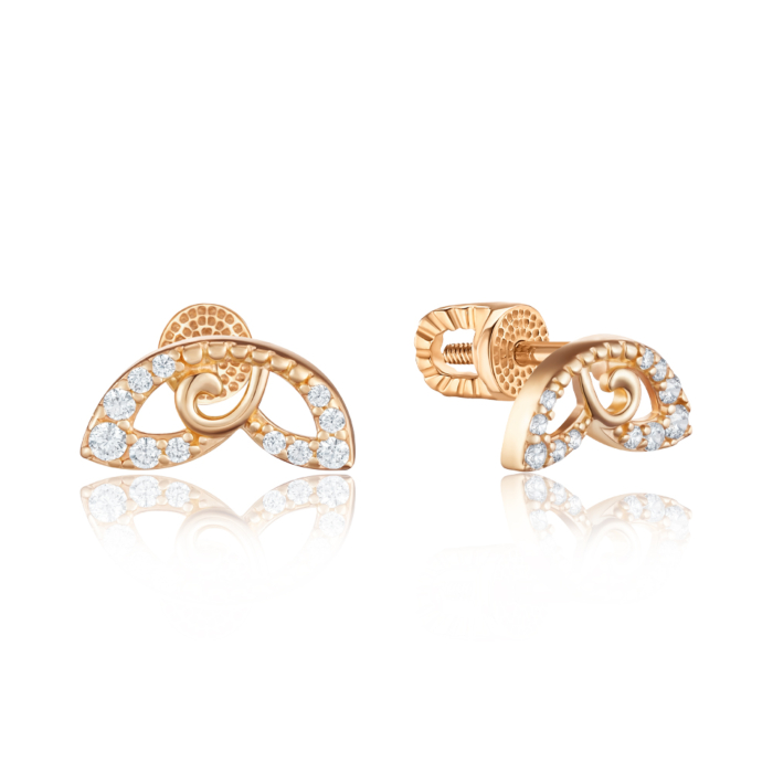 Золотые серьги. Артикул 23899/01/0/698