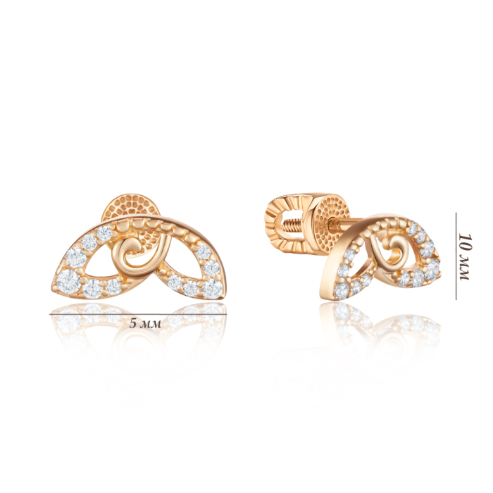 Золотые серьги. Артикул 23899/01/0/698