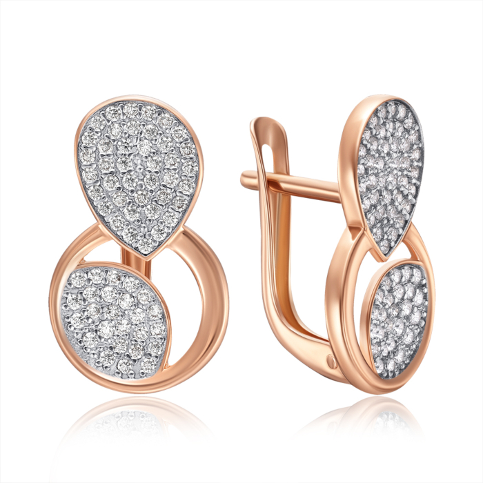 Золоті сережки. Артикул 23914/01/1/42