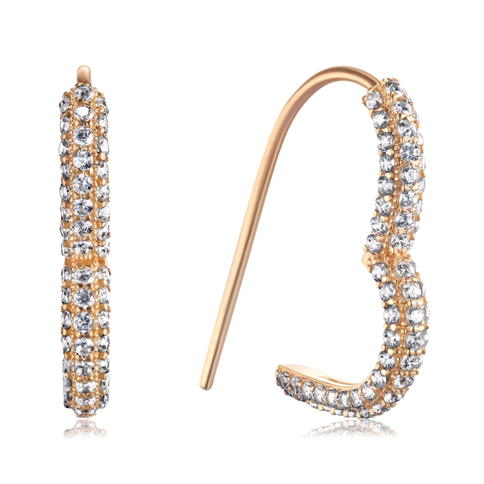 Золотые серьги. Артикул 23929/01/0/1