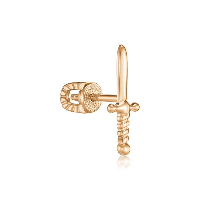 Золотая серьга. Артикул 23934/01/0